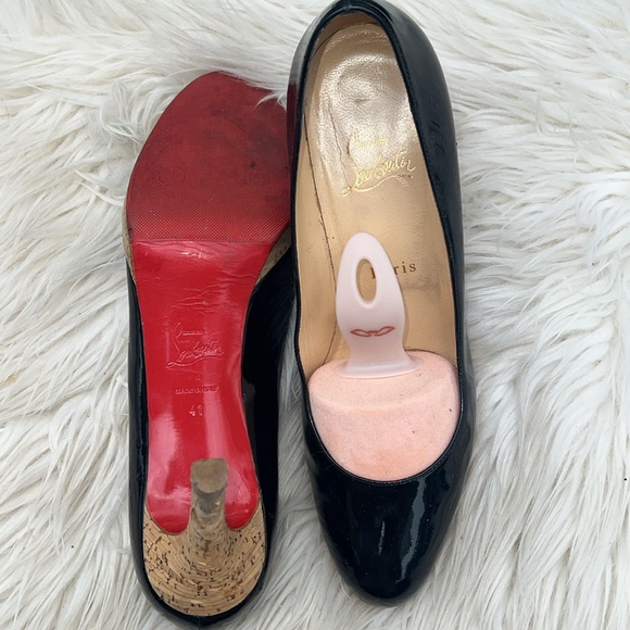 Christian Louboutin Patent Cork Pumps Size 41 - Picture 3 of 8
